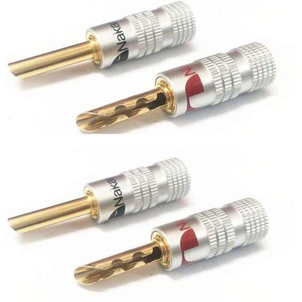 Audio Cable Nakamichi Speaker Banana Plug Practical Multipurpose