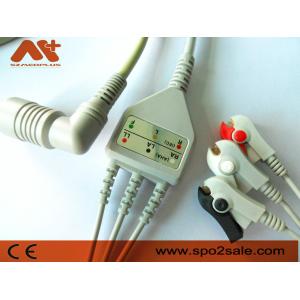 Cheap Omron > Colin BP-88, BP-306 Compatible 3 Lead Clip Direct-Connect ECG Cable for sale