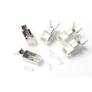 SFTP Shielded RJ45 Network Cable Accessories Cat7 Connector Modular Plug