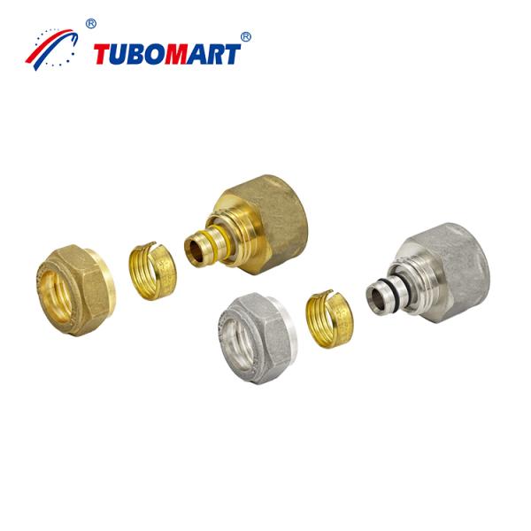 OEM Thread Screw Brass Fittings for Multilayer PEX AL PEX Pipes Water Gas