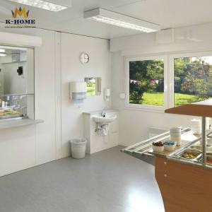 Portable Construction Site Canteen Prefab Camp Modular Container House