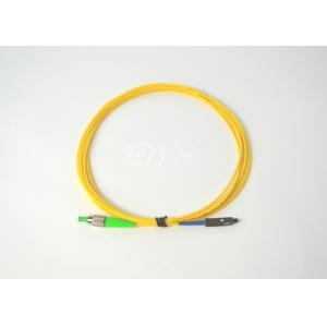 Simplex FC / APC to MU / UPC Optical Fiber Patch Cord ISO9001 / ROHS