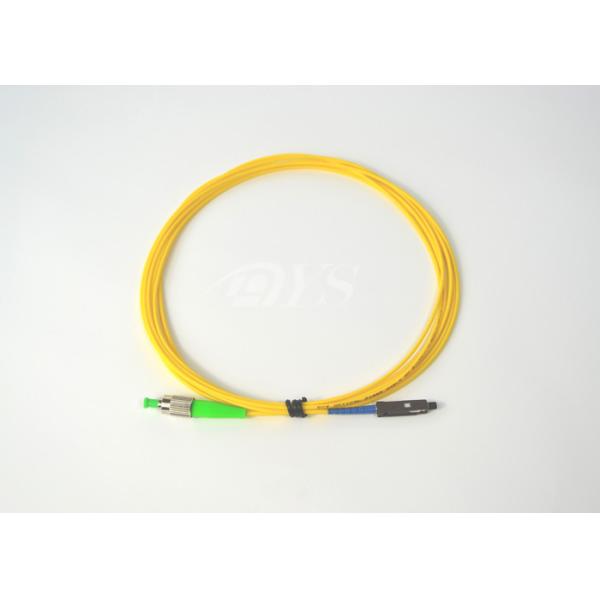 Simplex FC / APC to MU / UPC Optical Fiber Patch Cord ISO9001 / ROHS