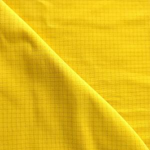 4mm Grid Cotton Polyester Carbon Woven Anti Static T C Fabric