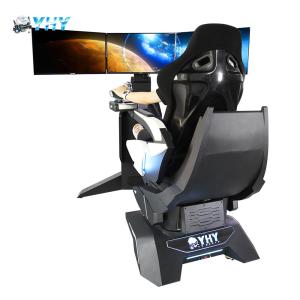 3 Screens Vr Rc Plane Simulator Chair Goggles Virtual Reality Experience