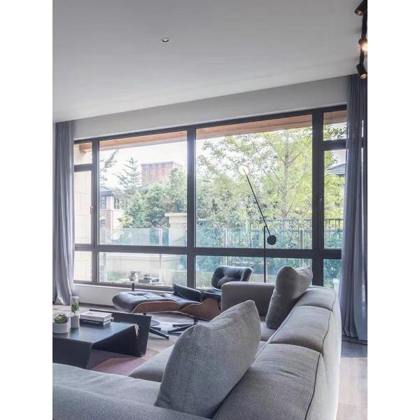 Aluminum Alloy Customized Soundproof Casement Windows with Powder Spraying and