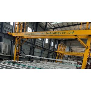 China 1000-5000 Pieces Per Day Automated Anodizing Line with Belt Conveyor and Automatic Chemical Dosing System Colour Silver on sale