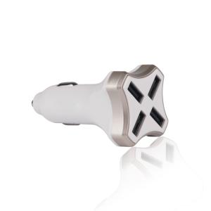 4 USB multi-port, rocket type car charger, quick charger for mobile phone