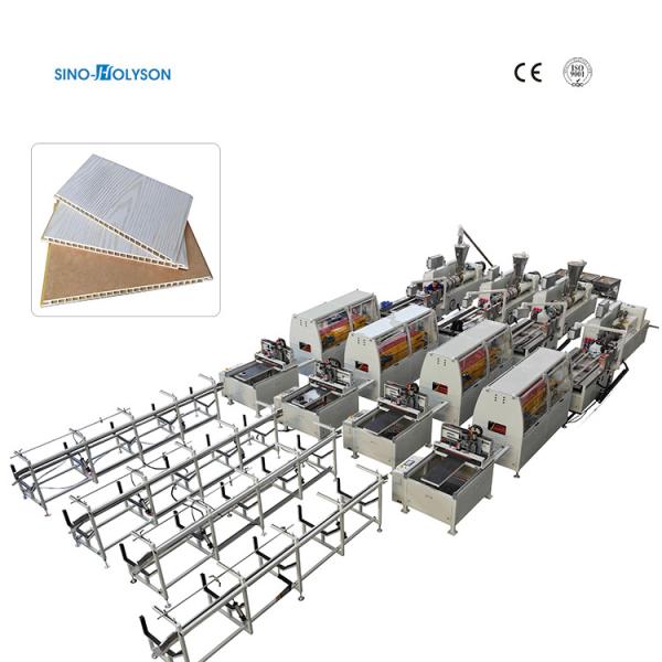 Sinohs 65/132 PVC Wall Panel Making Machine/ WPC Fluted Panel Production Line