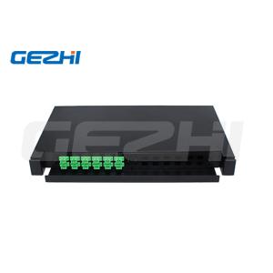 LCUPC SCUPC 1U ODF Optical Distribution Frame Slide Withdrawable 24 Cores Fiber