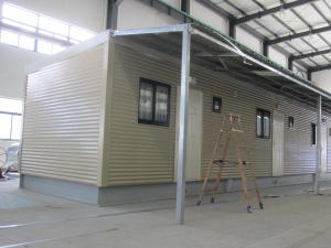 China Light Steel Fully Decorated Finished Bunk Prefabricated House/ Yellow Contemporary Modular Homes on sale