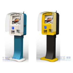 Custom Semi Outdoor Parking Lot Self Ordering Kiosk LCD Displays 17/19 Inch