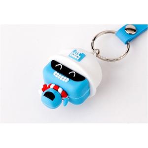 Custom Made Company Brand Mascot Soft Touch PVC Plastic Miniature Key Chain