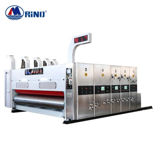 Quality 1200mm Carton Box Flexo Printing Machine 200Pcs/Min With Slotter wholesale