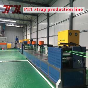 100% Recycled Bottle Flakes Material Pet Strap Making Machine with Automatic