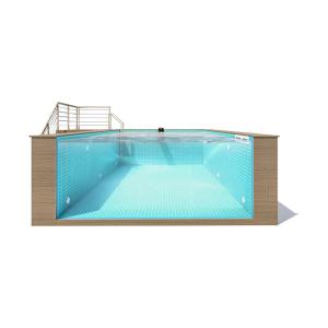 Transparent Acrylic Shipping Container Swimming Pool 30-950mm Thickness 1.2g/cm3
