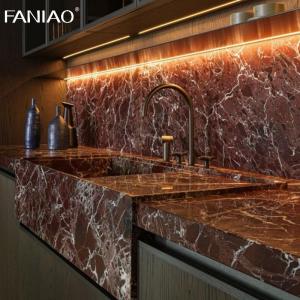 Custom Modular Modern Home Kitchen Furniture With Wine Cabinet