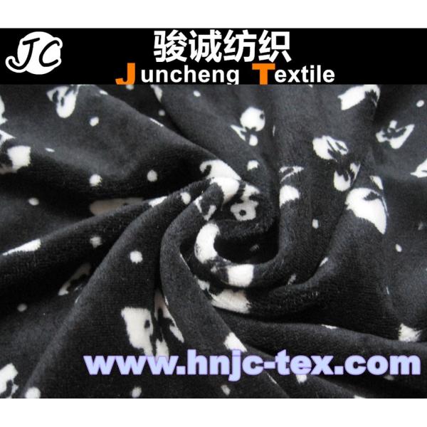 Quality Polyester and spandex blended elastic velvet/velour fabric for apparel and pajamas wholesale