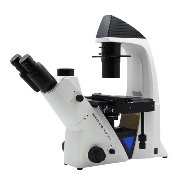 WF10x / 22mm Trinocular Inverted Biological Microscope A14.2603 Large Diameter
