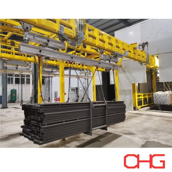 Quality Structural Parts Liquid Painting Production Line With Automatic Coating Machine wholesale