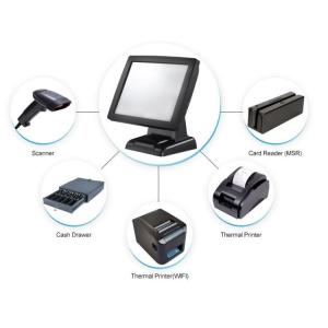 No Fan J1900 Restaurant Pos System Intel 1800 / 1900 With Energy Saving CPU