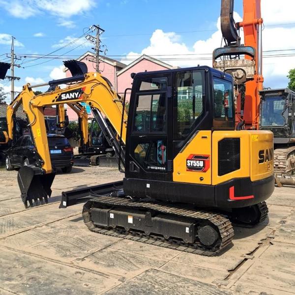 Quality Made in China scond hand Sany SY55U excavator 5 ton with original parts wholesale