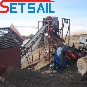 Land Gold and Diamond Mining Machinery with Total Fuel Consumption 18-50L