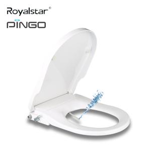 Open Front Type Non Electric Bidet Cold Water Only With Dual Nozzles Sprayer