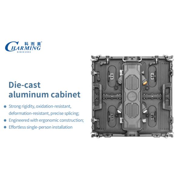 P3.91 LED screen front view