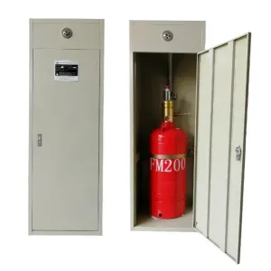Red FM200 Cabinet System Customized Fire Protection Level A Class
