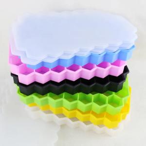 Food Grade Ice Cube Silicone Molds Trays BPA Free Honeycomb Shape 37 Cell
