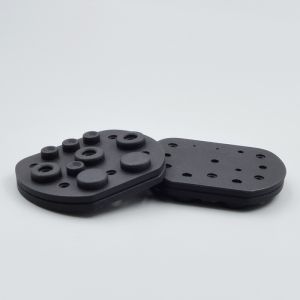 China Professional Custom Silicone Pads / Nozzle Pads , Custom Silicone Irregular Products on sale
