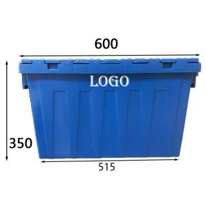 Lockable Stackable Moving Boxes 770 Pounds HDPE Plastic Storage Containers For