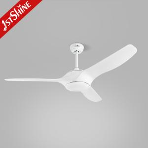 Modern Study Bldc Inverter Plastic Ceiling Fan Three White Blade