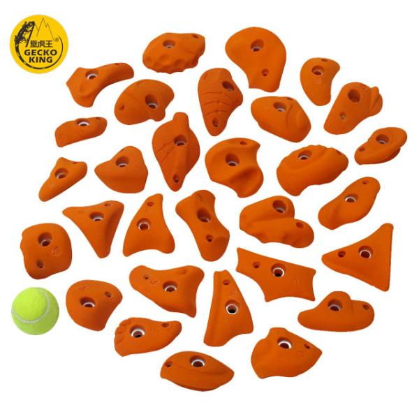 Quality 39pcs Geckoking Rock Climbing Positive Apply to Outdoor and Indoor Activities wholesale
