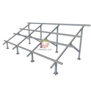 Easy and Quick Installation Solar Panel Ground Mounting System with Wind Load of