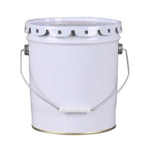 China Heavy Duty Iron Seed Bucket Iron Buckets With Customized Logo And Drainage Holes on sale