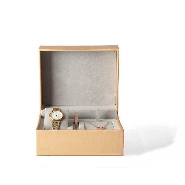 Quality Ruizhuo Wrist Watch Packaging Box High End Velvet 15*13*7.6cm wholesale
