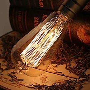 Fancy 40 Watt E27 Led Filament Bulb Dimmable St64 Squirrel Globe Filament Light