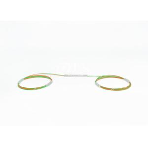 2*2 PLC Optical Fiber Splitter With 9um / 125um SMF-28E For CATV