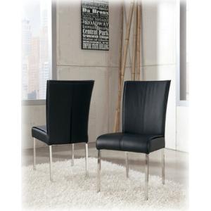 China Contemporary Leather Dining Chair Easy Cleaning With High Back Dc-7328 on sale