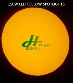 new style led follow spotlights 150w and 330w follow spot