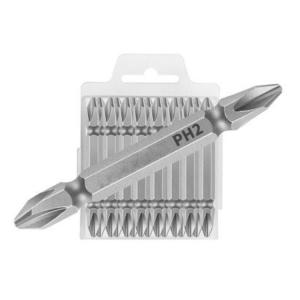 Double ended screw bits S2 65mm 110mm cross screwdriver bit of ph2 slotted