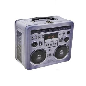 Custom Irregular Fancy Radio Shape Gift Candy Toy Package Tin Box Cookies