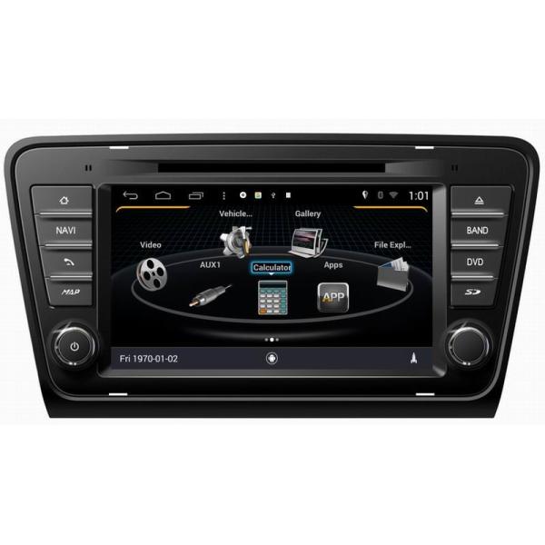ouchuangbo car dvd head unit s160 android 4.4 for Skoda Octavia 2013 with auto gps radio iPod BT wifi 3g