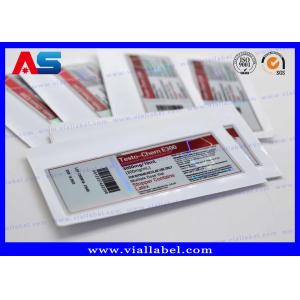 Pharmaceutical Bodybuilding Enanthate Peptide Bottle Labels Waterproof Hologram
