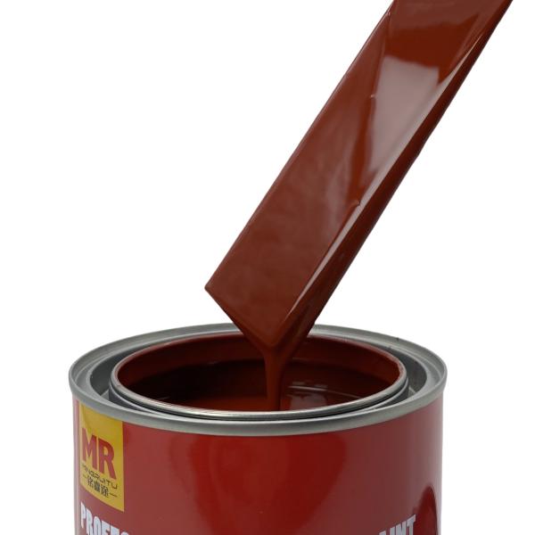 M207 2K Iron Red Automotive Refinish Paint High Coverage Opaque Dark Red