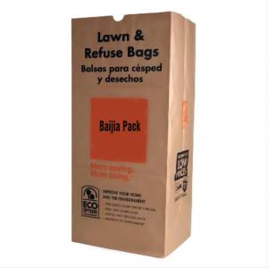 Lining Lawn Paper Bags With Accept Custom Packaging And Heavy Weight Capacity