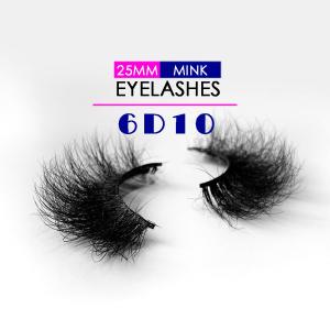 6D Siberian Mink Lashes , 100% Handmade False Eyelashes Glitter Eyelash