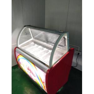 Dynamic Cooling Ice Cream Display Showcase R404a Refrigerant Digital Thermostat